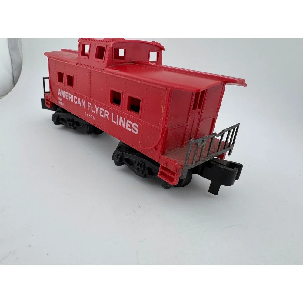 American Flyer Lines Red Caboose Train‎ Car Model 24636 Plastic Toy